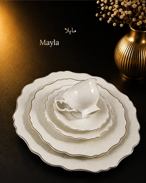 هرمیتاژ نیوبن138پارچه18نفره مایلا پلاتین