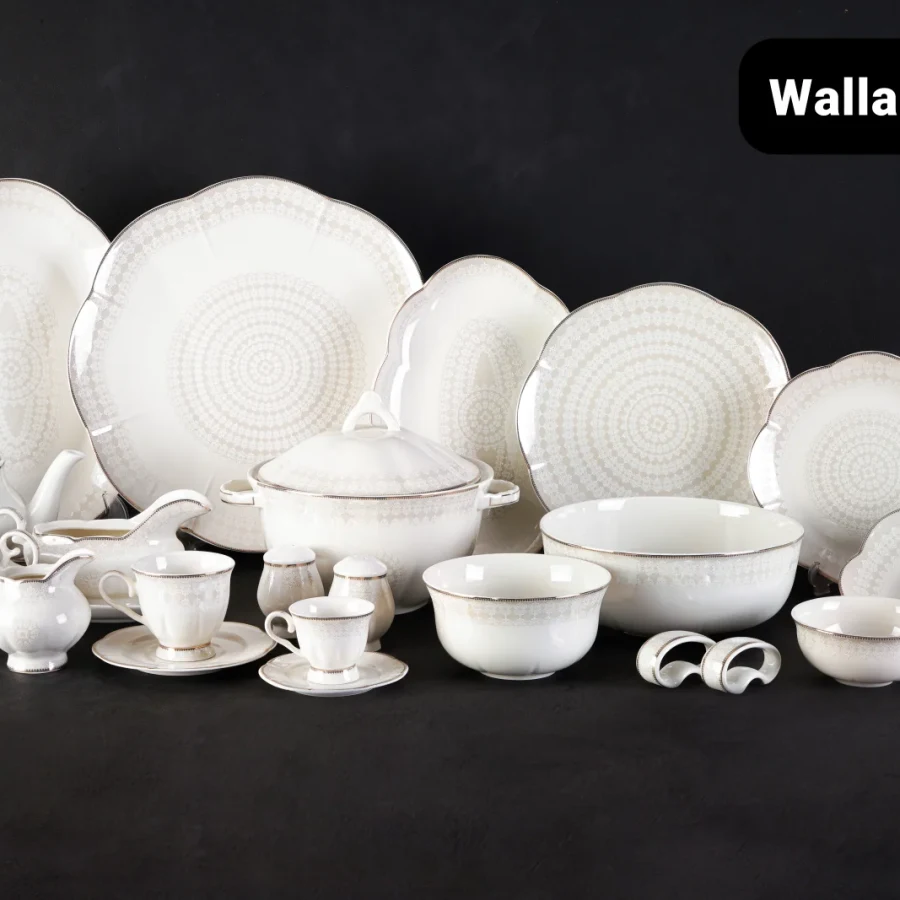 والاس 141پارچه18نفره کد5502B طلایی
