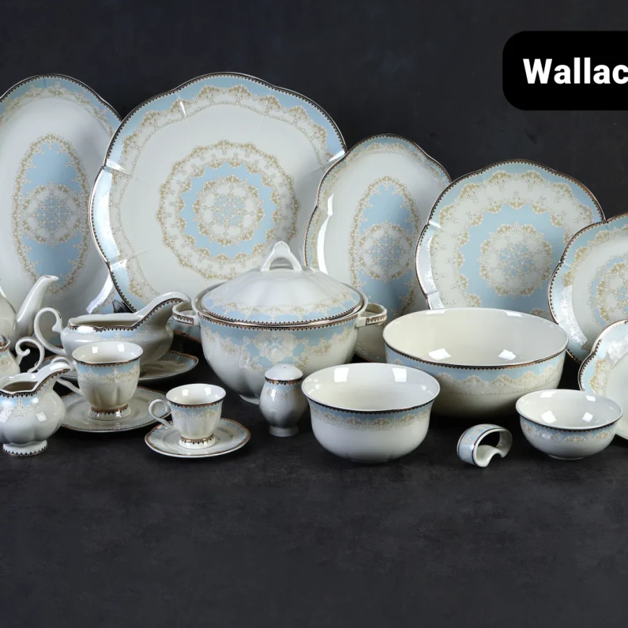 والاس 141پارچه18نفره کد5509B طلایی