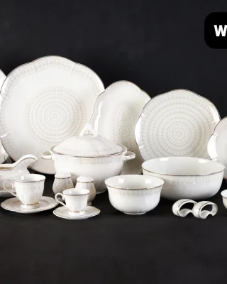 والاس 141پارچه18نفره کد5502B طلایی